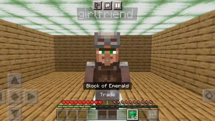 Minecraft villager  love story funny moment