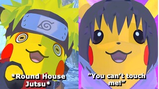 Naruto vs Sasuke but as pokemon