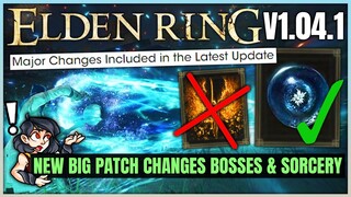 SORCERY BUFFED - Malenia & Godskin Duo Changes & More & BIG Bug Fixes - Elden Ring v1.04.1 Update!