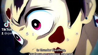 Tanjiro Uses Thunder Breathing ⚡