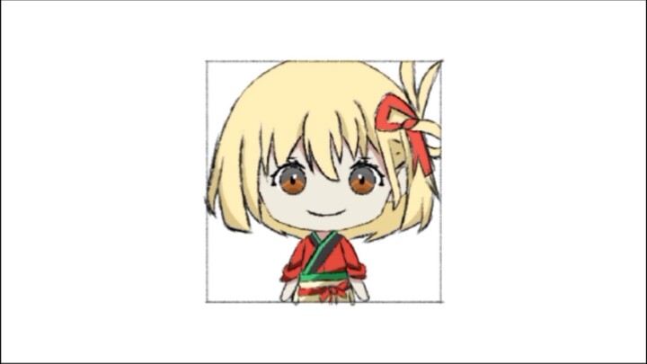 coloring chisato
