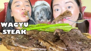 US WAGYU STEAK MUKBANG