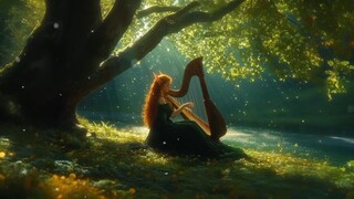 Spirit Of The Forest - Relaxing Celtic Harp Music - Enchanting Fantasy Music