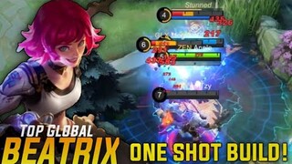 Beatrix One Shot Build 2022 Top Global Beatrix Gameplay - MLBB