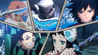 All Water Breathing Forms - Demon Slayer The Hinokami Chronicles (60FPS)