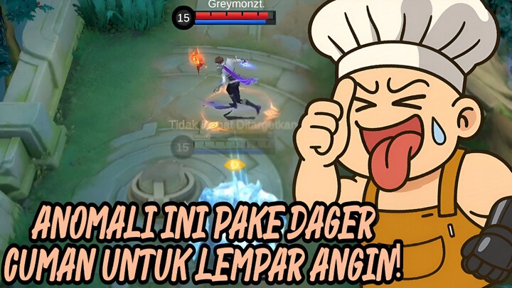 LEMPAR DAGER BUAT LEMPAR ANGIN AJA🤣 - MLBB EXE