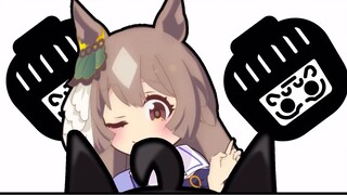 [Uma Musume: Pretty Derby] Light Diamond made faces for Xiao Bei and the trainer, and the result was