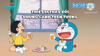 doraemon thiết bị thay đổi khung cảnh trên tường  lồng tiếng