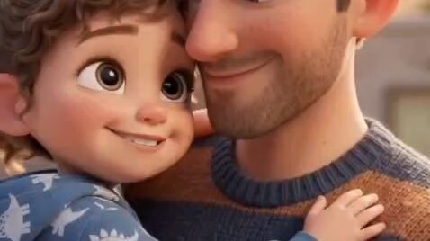 A quite love story of father daughter bond😚♥️😘🧿
