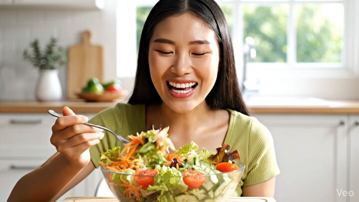 healthy food mukbang