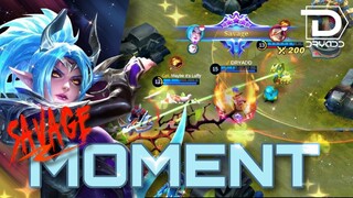 Hero yang paling gampang SAVAGE⚔️|gameplay KARINA