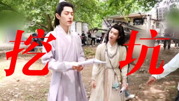 Dig him a pit! Hilarious—this is the first male lead who has to stand in a pit because he’s grown to