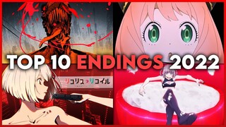 TOP 10 ENDINGS de ANIME del 2022 | MEJORES ENDINGS de ANIME 2022