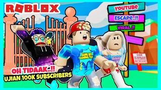 MIUUU AJAK BANG BOY DAN BELLS IKUT UJIAN 1 JUTA SUBSCRIBERS DI ROBLOX