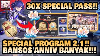 RECAP SPECIAL PROGRAM 2.1!! BANSOS ANNIVERSARY!! GRATIS 30x SPECIAL PASS!! 😱 | Honkai: Star Rail