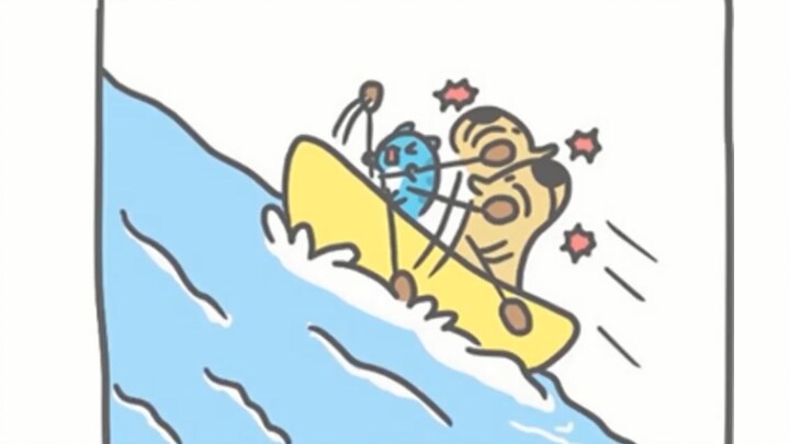 Wind-splitting paddle technique!!