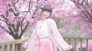 【Pig】Peach Blossom Smile❤ Jumping and dancing in this Peach Blossom Land~