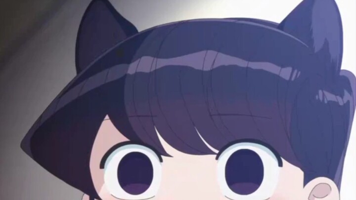 When Komi puts up his cute "cat ears" (⁎⚈᷀᷁ᴗ⚈᷀᷁⁎)