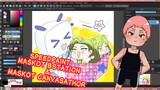 [SpeedPaint] Maskot BSTATION & Maskot CanvasAthor