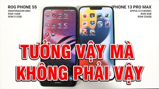 Speedtest: iPhone 13 Pro Max vs ROG Phone 5S - Nhìn vậy chứ không phải vậy!