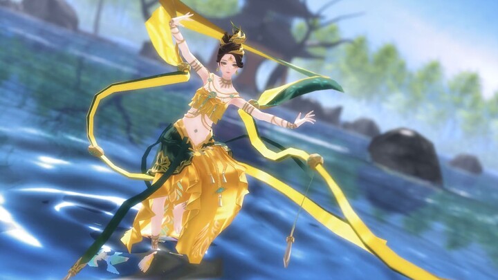 【Heian-kyō MMD】Happy New Year! [Flower Bird Scroll· Phoenix Feather Fairy Sound] Lens layout【Pipa Xi