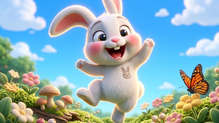 Toby el Conejo Salta en el Bosque 🐰🌳 | Canción de Aventura | Canciones Infantiles