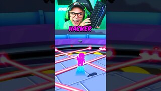 🤓NOOB vs 😎PRO vs 😈HACKER en STUMBLE GUYS #stumbleguys #protips