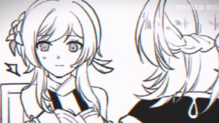 [When playing the game with Albedo, you lose if you blush] The scheming teacher Albedo...～