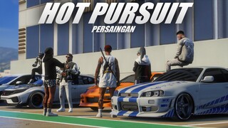 HOT PURSUIT SKYLINE R34 PAUL WALKER ! AKSI KEI MENGGOCEK SEMUA ORANG !! GTA V ROLEPLAY