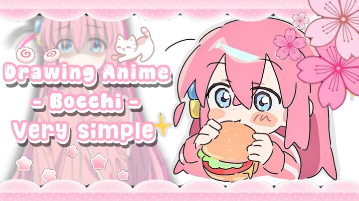 Drawing Anime Bocchi - [ Bocchi The rock ] RrizuArt