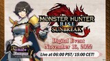 TEASER - Monster Hunter Digital Event - November 2022