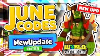 New "Update Working Codes 2021 in Roblox World Defenders