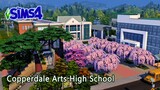 The Sims 4 Speed Build : Copperdale Arts High School Build - Nevertheless Kdrama inspired