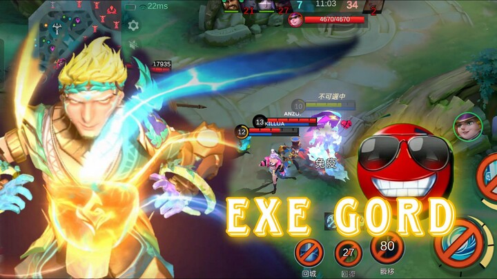 GORD EXE SKIN TERBARU 🗿 MLBB 2025