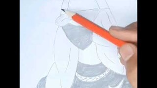 Girl with mask step by step tutorial