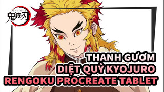 Kyojuro Rengoku | Vẽ Procreate Tablet_1