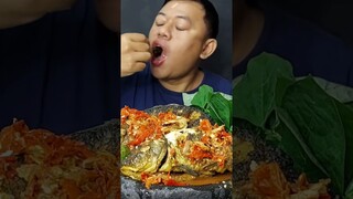 MUKBANG PECAK IKAN MAS + JENGKOL MUDA MENTAH + CABE IJO VIRAL