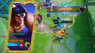 Chou Hip Hop Boy Revamped Gameplay | Mobile Legends: Bang Bang