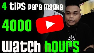 Paano magkaroon ng 4000 WATCH HOURS sa Youtube Channel - Numerhus