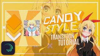 Candy Style Transition Alightmotion Tutorials | Simple Candy Style Transition • Part 4