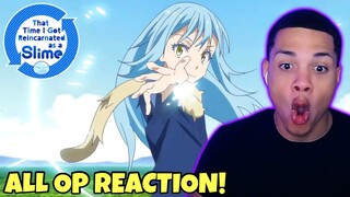 IS THIS THE BEST ISEKAI!?? | That Time I Got Reincarnated As A Slime Openings 1-4 BLIND REACTION!