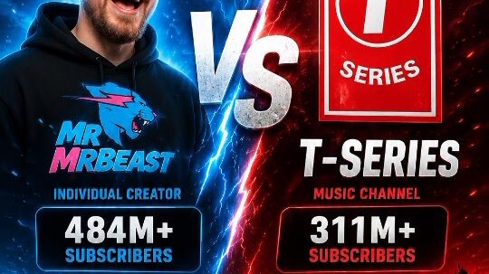 Mr beast Vs T series
