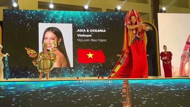 Á hậu Bảo Ngọc National Costume Cô Em Dao Đỏ Miss Intercontinental 2022 Hoa Hậu Liên Lục Địa 2022