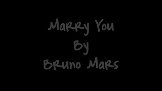 Bruno Mars 🧡💜💙 Marry You