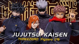 超高还原度的二次元兵人！threezero咒术回战 1:6兵人 五条悟/虎杖悠仁/伏黑惠/钉崎野蔷薇 开箱分享【神田玩具组】