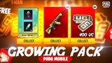GROWING PACK EVENT PUBG MOBILE | FREE 400 UC REBATE | FREE 30 CRYSTALS | FREE SLIME OUTFIT | PUBGM