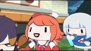 【Hololive Chinese】Little Shark يوضح كيفية تناول فخذ دجاج نيئًا【Hololive EN】【الترجمة الصينية】