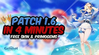 EVERYTHING NEW IN PATCH 1.6 IN 4 MINTUES OR LESS | Genshin Impact