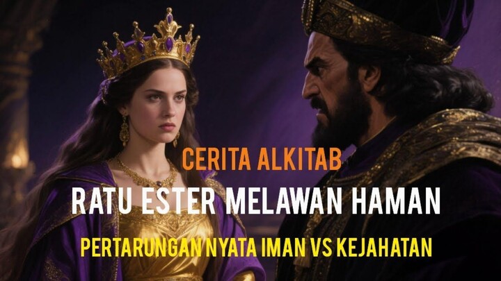 Cerita Alkitab : Ratu Ester melawan Haman. Pertarungan nyata iman VS kejahatan