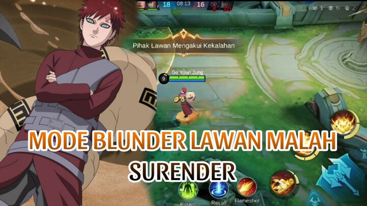 MODE BLUNDER LAWAN MALAH SURENDER